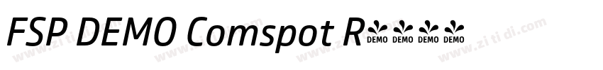 FSP DEMO Comspot R字体转换 FSP DEMO Comspot R字体转换